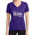 Sport Tek Women's RacerMesh V Neck Performance Shirt